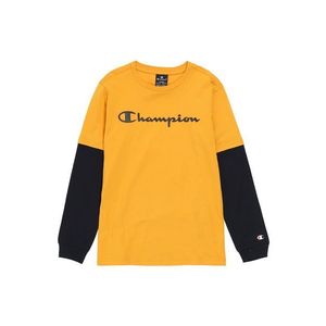 Champion Authentic Athletic Apparel Tričko okrová / čierna vyobraziť
