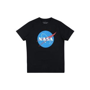 Mister Tee Tričko 'NASA' biela / čierna / nebesky modrá vyobraziť
