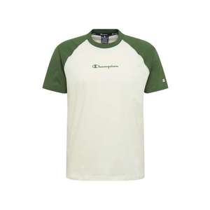 Champion Authentic Athletic Apparel Tričko biela / zelená vyobraziť