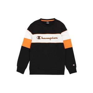 Champion Authentic Athletic Apparel Mikina čierna / biela / oranžová vyobraziť