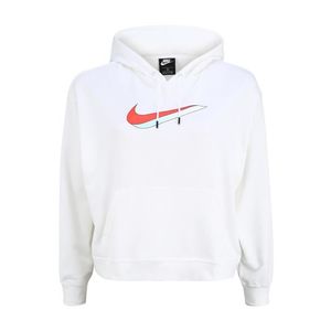 Nike Sportswear Mikina biela / červená / čierna vyobraziť