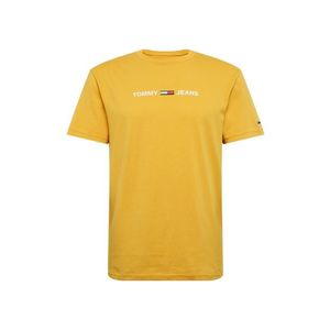 Tommy Jeans Tričko žltá / biela vyobraziť