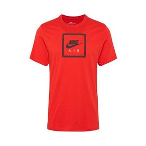 Nike Sportswear Tričko 'AIR 2' čierna / červená vyobraziť