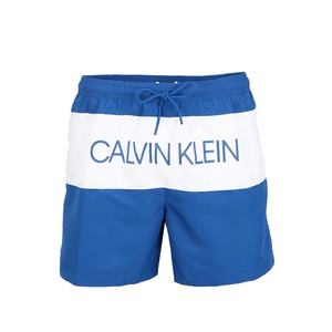 Calvin Klein Swimwear Plavecké šortky biela / modrá vyobraziť