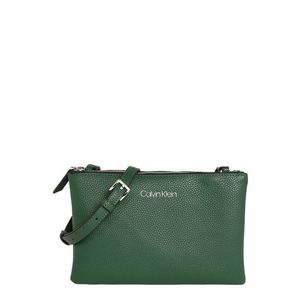 Calvin Klein Taška cez rameno 'CK EVERYDAY DUO CROSSBODY' zelená vyobraziť