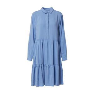 MOSS COPENHAGEN Košeľové šaty 'Karolina' modrá vyobraziť