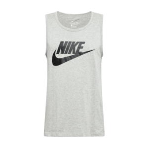 Nike Sportswear Tričko sivá melírovaná / čierna vyobraziť