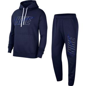 Nike Sportswear Joggingová súprava námornícka modrá / biela vyobraziť