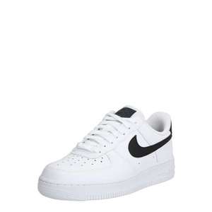 Nike Sportswear Nízke tenisky 'air force' čierna / biela vyobraziť