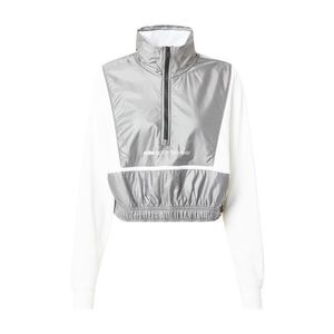 Nike Sportswear Mikina 'ARCHIVE RMX' biela / striebornosivá vyobraziť