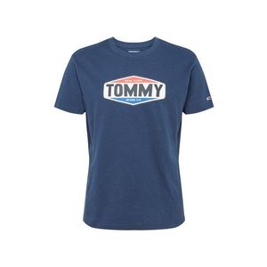 Tommy Jeans Tričko červená / námornícka modrá / biela / modrá vyobraziť