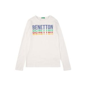 UNITED COLORS OF BENETTON Tričko biela / zmiešané farby vyobraziť