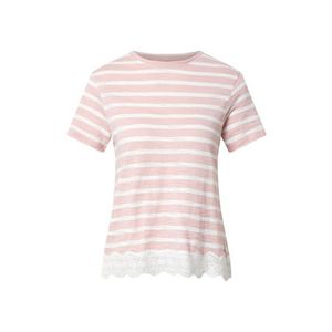 Superdry Tričko biela / ružová vyobraziť