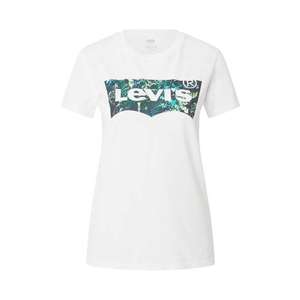 LEVI'S Tričko biela / petrolejová / nefritová vyobraziť