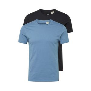 LEVI'S Tričko modrosivá / čierna vyobraziť