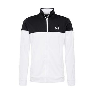 UNDER ARMOUR Športová bunda 'Pique' čierna / biela vyobraziť