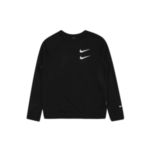 Nike Sportswear Mikina čierna / biela / tmavočervená vyobraziť