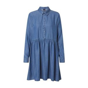 VERO MODA Košeľové šaty 'Libbie' modrá denim vyobraziť