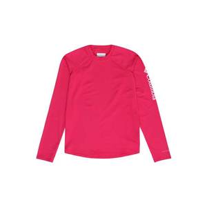COLUMBIA Funkčné tričko 'Sandy Shores' ružová / biela vyobraziť