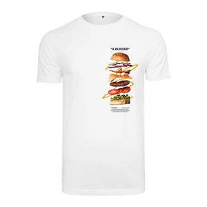 Mister Tee Tričko 'A Burger' biela / zmiešané farby vyobraziť