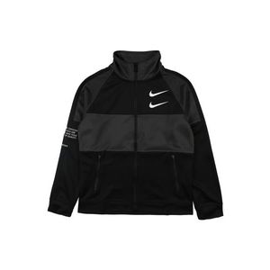 Nike Sportswear Tepláková bunda 'SWOOSH' antracitová / čierna / biela vyobraziť