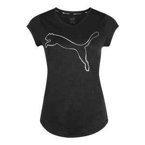 PUMA Funkčné tričko 'Heather Cat' sivá melírovaná vyobraziť