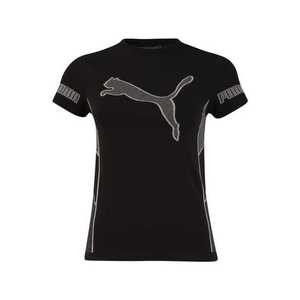 PUMA Funkčné tričko 'Evostripe' sivá / čierna vyobraziť
