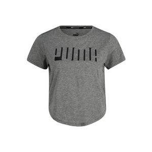 PUMA Funkčné tričko sivá melírovaná / antracitová vyobraziť
