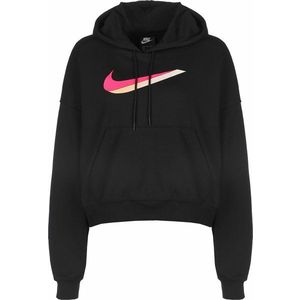 Nike Sportswear Mikina 'Icon Clash' čierna / ružová vyobraziť