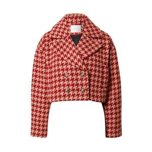 Guido Maria Kretschmer Collection Prechodná bunda 'Zoe' červená / béžová vyobraziť
