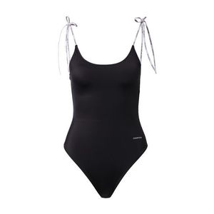 Calvin Klein Swimwear Jednodielne plavky biela / čierna vyobraziť