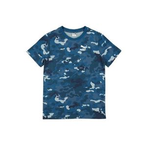 PUMA Funkčné tričko námornícka modrá / petrolejová / svetlosivá / sivá melírovaná vyobraziť