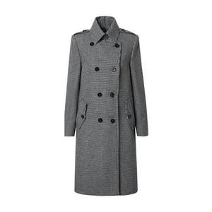 DRYKORN Zimný kabát 'Harleston' čierna / biela vyobraziť