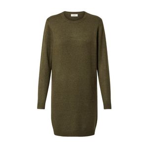 JACQUELINE de YONG Pletené šaty 'Marco' zelená vyobraziť