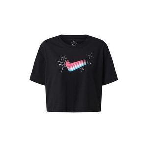 NIKE Funkčné tričko čierna / ružová / svetlomodrá / biela vyobraziť