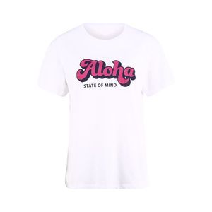Hey Honey Funkčné tričko 'Aloha' fuksia / biela vyobraziť