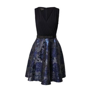APART Kokteilové šaty čierna / modrá vyobraziť