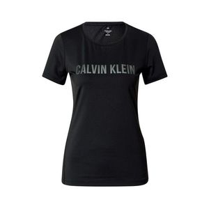 Calvin Klein Performance Funkčné tričko čierna / biela vyobraziť