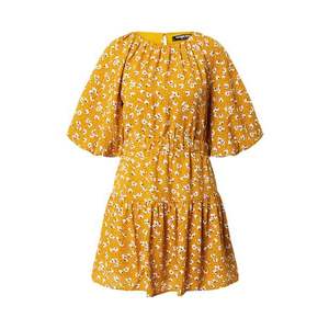 Fashion Union Letné šaty 'Corrine' biela / zlatá žltá vyobraziť