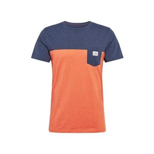 JACK & JONES Tričko oranžová / námornícka modrá vyobraziť