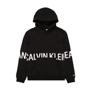 Calvin Klein Jeans Mikina čierna / biela vyobraziť