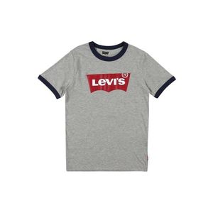 LEVI'S Tričko sivá melírovaná / biela / červená vyobraziť