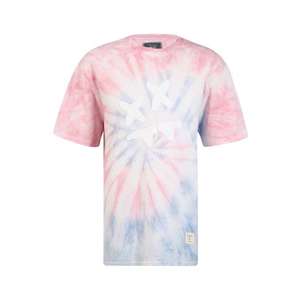 SikSilk Tričko 'Steve Aoki' svetloružová / svetlomodrá / biela vyobraziť