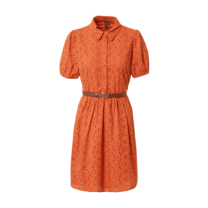 VERO MODA Košeľové šaty 'Ellie' pastelovo oranžová vyobraziť