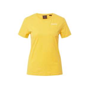 Superdry Tričko 'PATINA' žltá / biela vyobraziť