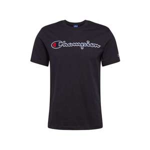 Champion Authentic Athletic Apparel Tričko čierna / biela / červená / tmavomodrá vyobraziť