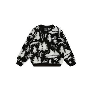 Picture Organic Clothing Športový sveter 'Away Crew' biela / čierna vyobraziť