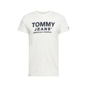 Tommy Jeans Tričko 'ESSENTIAL' tmavomodrá / biela vyobraziť