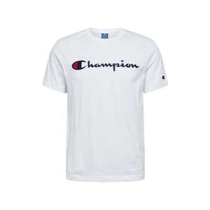 Champion Authentic Athletic Apparel Tričko biela / tmavomodrá / červená vyobraziť