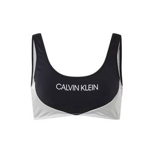 Calvin Klein Swimwear Podprsenka čierna / biela vyobraziť